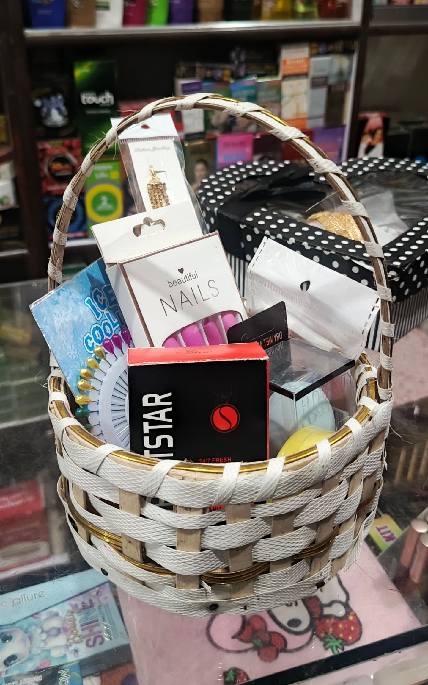 Wooden customize basket