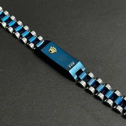 Blue Rolex bracelet