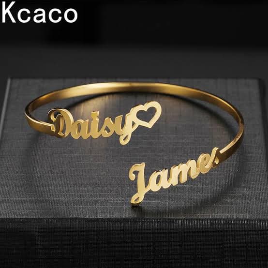 Double name bracelet