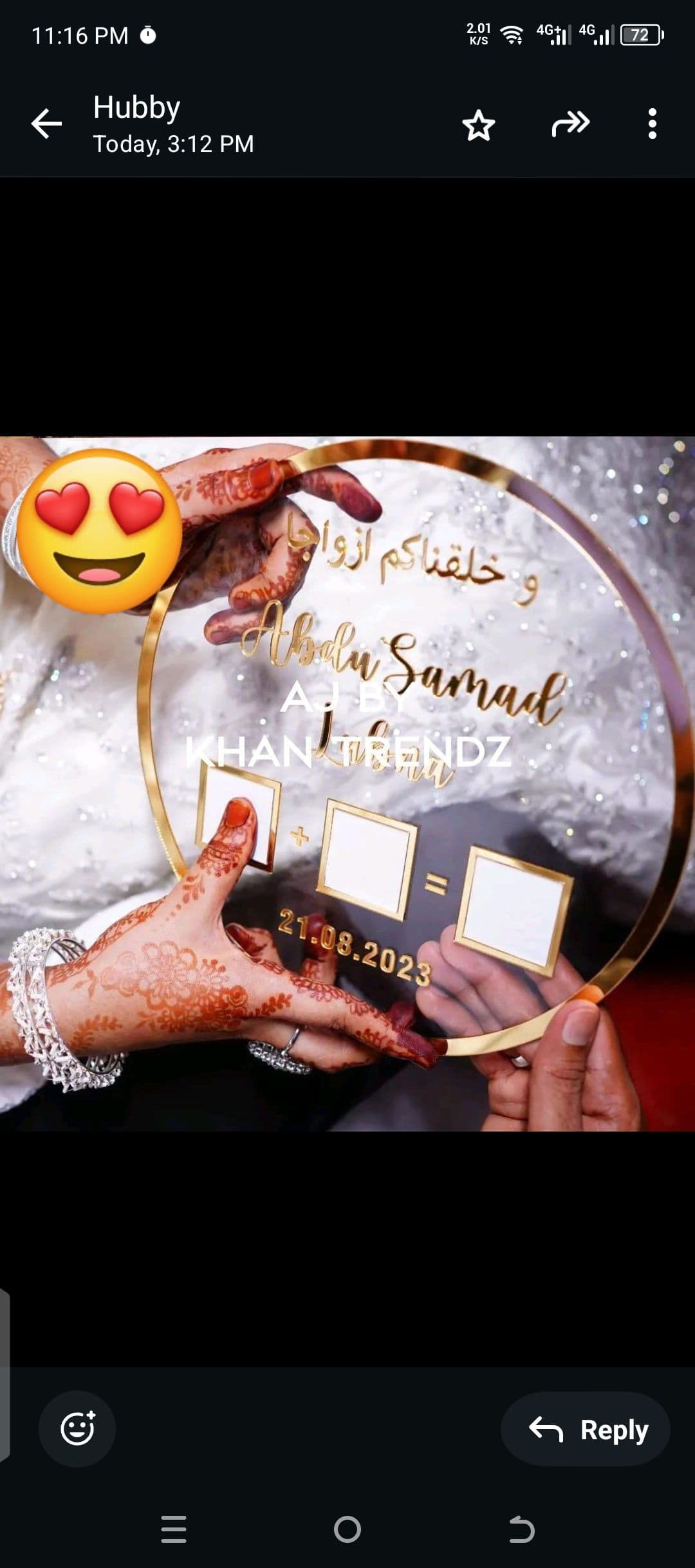 Circle Acrylic frame